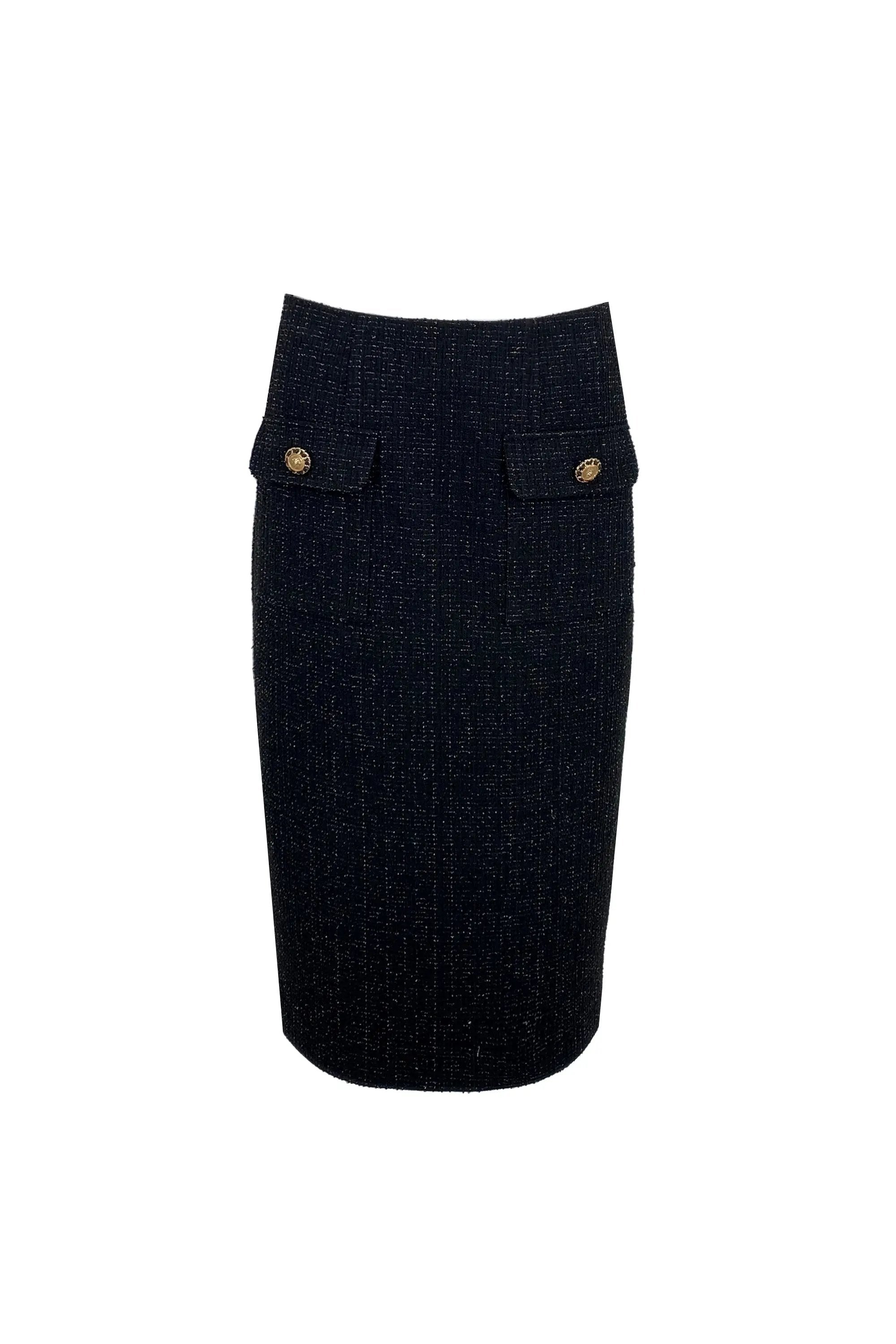 Glittering  Cocktail Dress with Pearl Buttons ULA